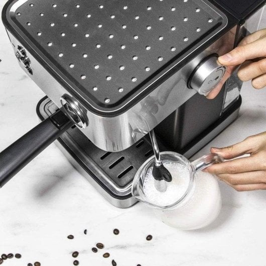 Caffettiera Espresso Cecotec Power Espresso 20 Professionale 1,5L 20 bar con manometro e vaporizzatore