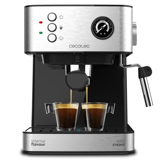 Caffettiera Espresso Cecotec Power Espresso 20 Professionale 1,5L 20 bar con manometro e vaporizzatore