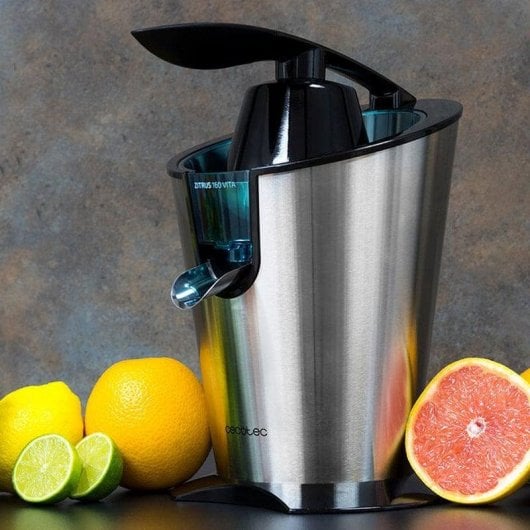 Exprimidor Cecotec Zitrus 160 Vita Inox 160W Filtro Inox Sistema Antigota