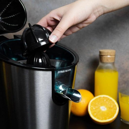 Exprimidor Cecotec Zitrus 160 Vita Inox 160W Filtro Inox Sistema Antigota