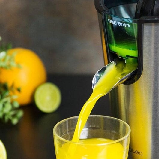 Exprimidor Cecotec Zitrus 160 Vita Inox 160W Filtro Inox Sistema Antigota