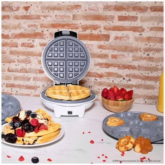 Gofreira Cecotec Fun Gofrestone 3in1 700W Placas Intercambiáveis Antiderrapante