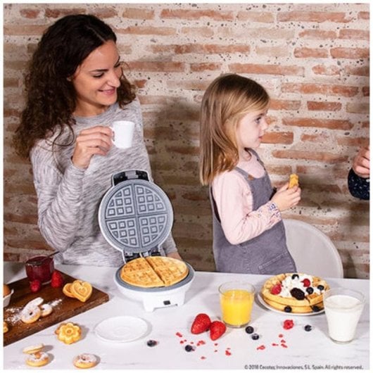 Gofreira Cecotec Fun Gofrestone 3in1 700W Placas Intercambiáveis Antiderrapante