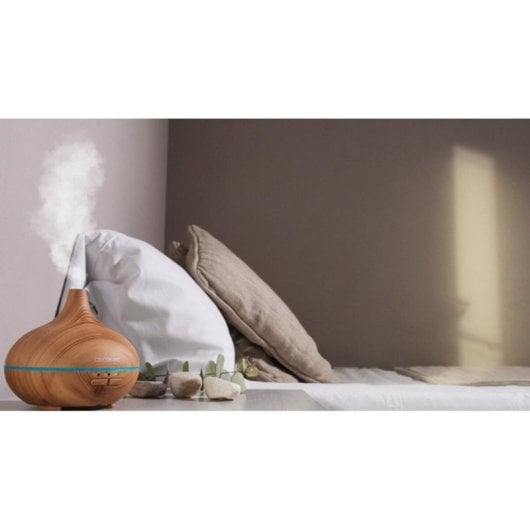 Humidificador Cecotec Pure Aroma 150 Yang ultrasónico 150ml LED madeira