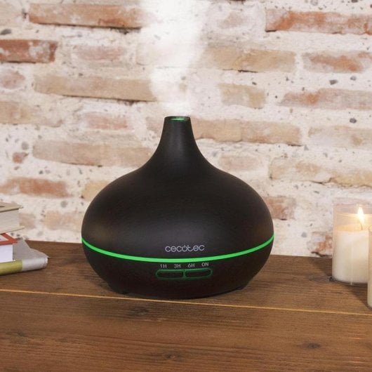 Humidificador Cecotec Pure Aroma 300 Yin 300ml Ultrasónico 7 Cores LED