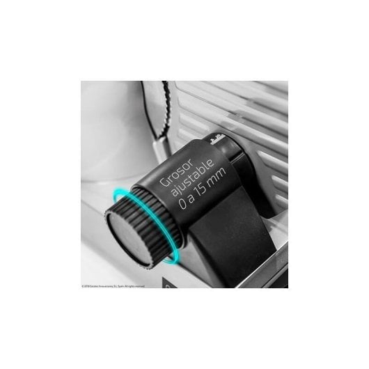 Rebanadora Cecotec RocknCut Twin 180W 2 Discos RockStone Ajuste de Espessura