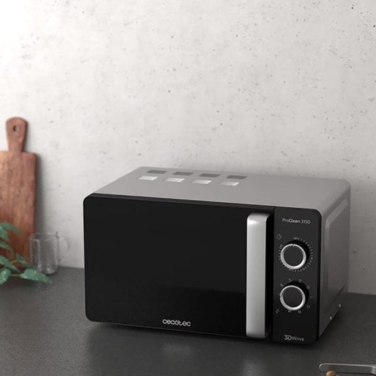 Mikrowelle Cecotec ProClean 3150 20L 700W mit Grill Ready2Clean Quarz 3DWave