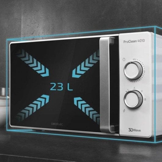Microonde Cecotec ProClean 4010 23L 700W Tecnologia 3DWave Ready2Clean Sbrinamento