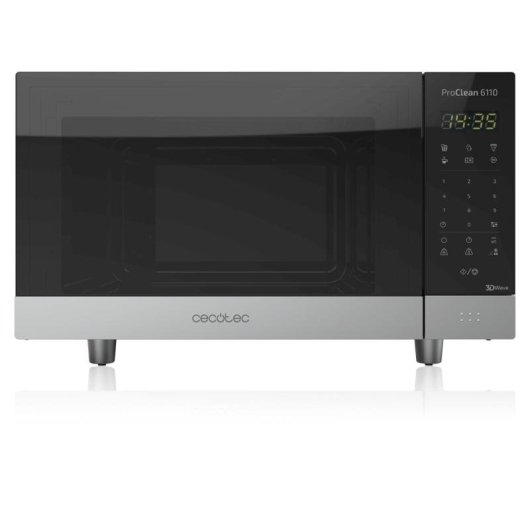 Microonde Cecotec ProClean 6110 23L 800W Grill Ready2Clean 8 Programmi