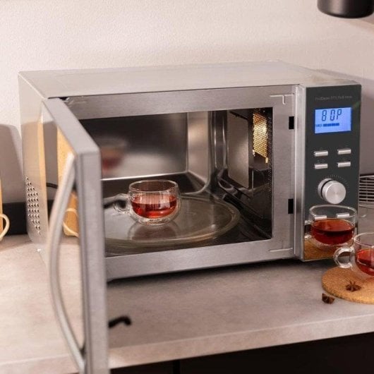 Microondas Cecotec ProClean 9110 Full Inox 30L 1000W Grill 8 Programas LED