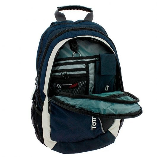 Totto Titanio Mochila para Portátil hasta 15.4" Negra/Azul