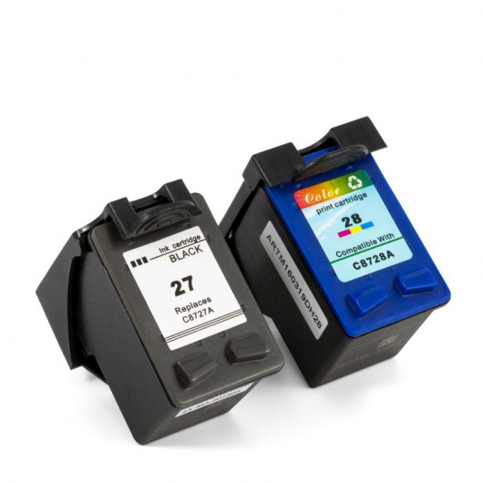 ZipZap Cartuchos Tinta Compatible HP 27XL/HP 28XL Multicolor Pack 3