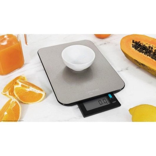 Küchenwaage Cecotec Cook Control 9000 WaterProof Edelstahl 10 kg extraflaches Design