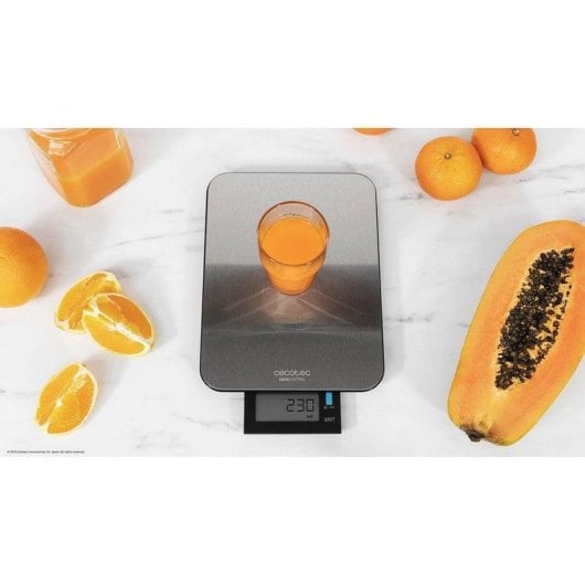 Küchenwaage Cecotec Cook Control 9000 WaterProof Edelstahl 10 kg extraflaches Design