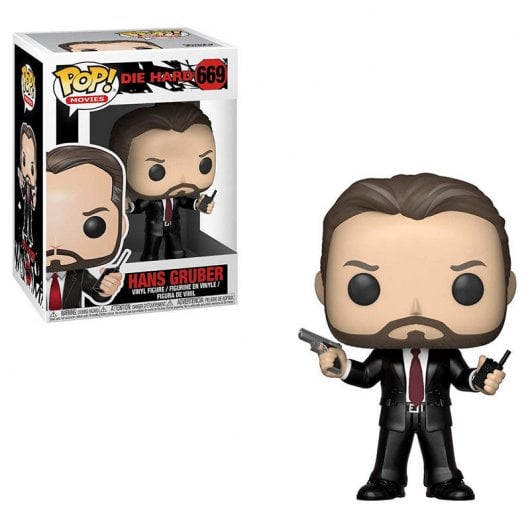 Funko Pop Die Hard Hans Gruber com Pistola