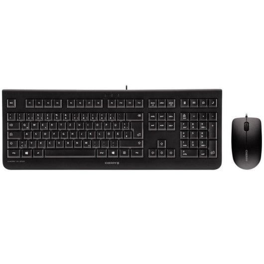 Teclado de membrana Cherry DC 2000 Layout PT com rato incluído USB