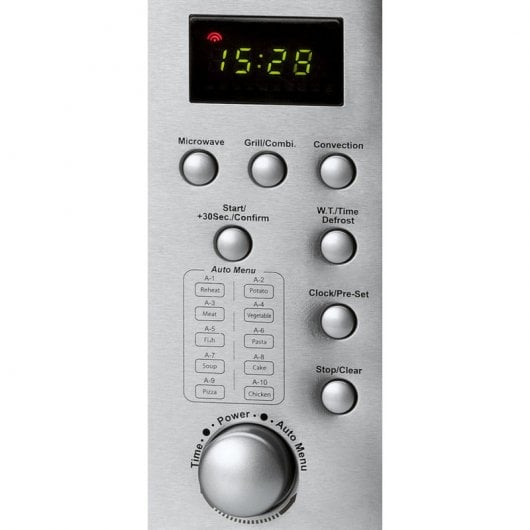 Clatronic MWG 779 H Microondas con Grill 25L 900W Acero Inoxidable