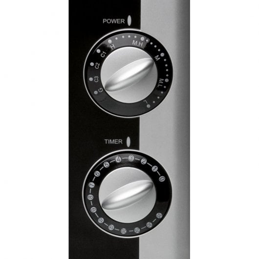 Clatronic MWG 777 U Micro-ondas com Grill 20L 800W Prateado