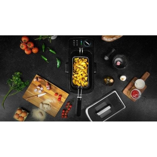 Fritadeira tradicional Cecotec CleanFry 3000 ProFilter 3L 2000W filtragem óleo lavável