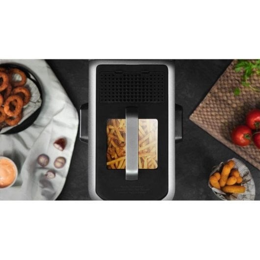 Fritadeira tradicional Cecotec CleanFry 3000 ProFilter 3L 2000W filtragem óleo lavável