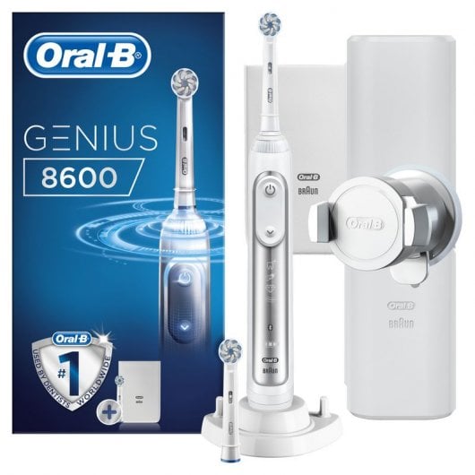 Oral-B Genius 8600 V2 Cepillo Eléctrico Oscilante Plata