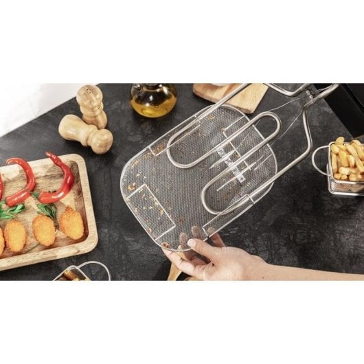 Fritadeira tradicional Cecotec CleanFry Infinity 3000 3L 2400W com temporizador e filtro OilCleaner