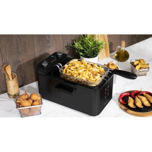Freidora traditionell Cecotec CleanFry Infinity 3000 3L 2400W mit OilCleaner und Timer
