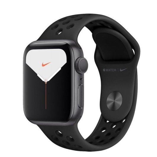 Apple Watch Nike Series 5 GPS 44mm Retina OLED Cinzento Espacial Antracite/Preto S/M Resistente à Água 50m