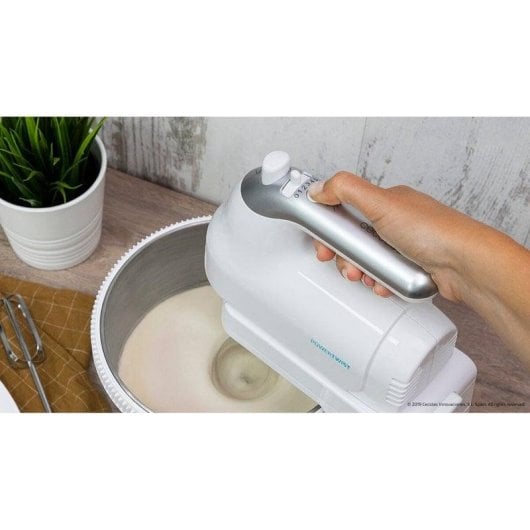 Batedeira Cecotec PowerTwist 500 Steel Bol Inox 500W 3 Varas 5 Velocidades Turbo