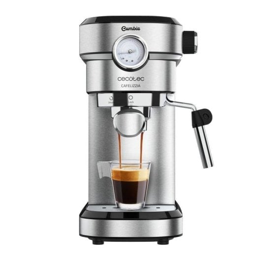 Caffettiera Espresso Cecotec Cafelizzia 790 Steel Pro 1,2L 20 bar con vaporizzatore latte