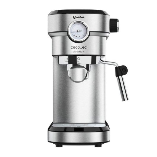 Caffettiera Espresso Cecotec Cafelizzia 790 Steel Pro 1,2L 20 bar con vaporizzatore latte