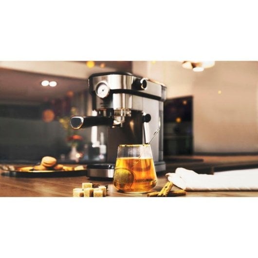 Caffettiera Espresso Cecotec Cafelizzia 790 Steel Pro 1,2L 20 bar con vaporizzatore latte