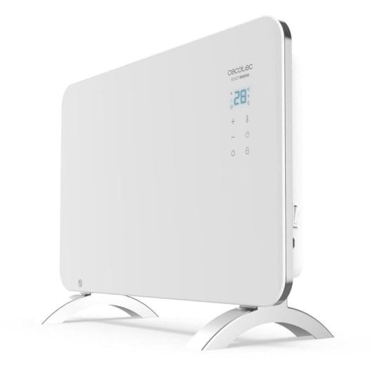 Radiador Elétrico Cecotec Ready Warm 6650 Crystal Connection 1000W 10m² Wi-Fi com Temporizador