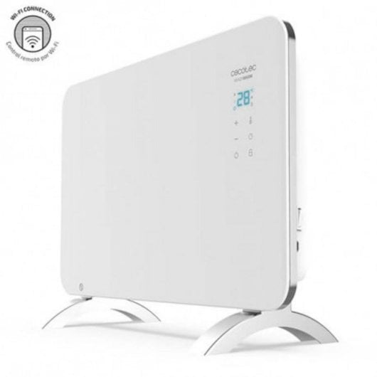 Radiador Elétrico Cecotec Ready Warm 6650 Crystal Connection 1000W 10m² Wi-Fi com Temporizador