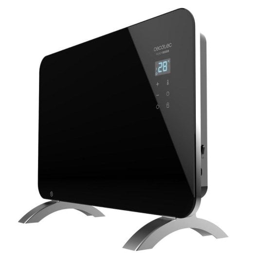 Radiador Elétrico Cecotec Ready Warm 6670 Crystal Connection 1000W compacto Wi-Fi Controle Digital proteção IP24