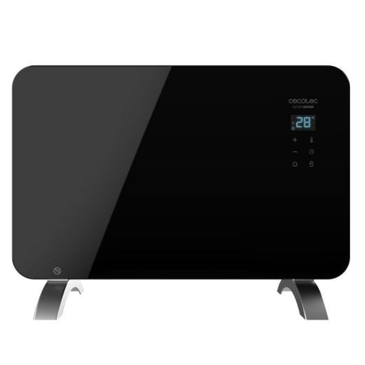 Radiador Elétrico Cecotec Ready Warm 6670 Crystal Connection 1000W compacto Wi-Fi Controle Digital proteção IP24