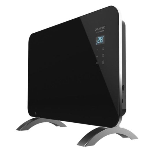 Radiador Elétrico Cecotec Ready Warm 6670 Crystal Connection 1000W compacto Wi-Fi Controle Digital proteção IP24