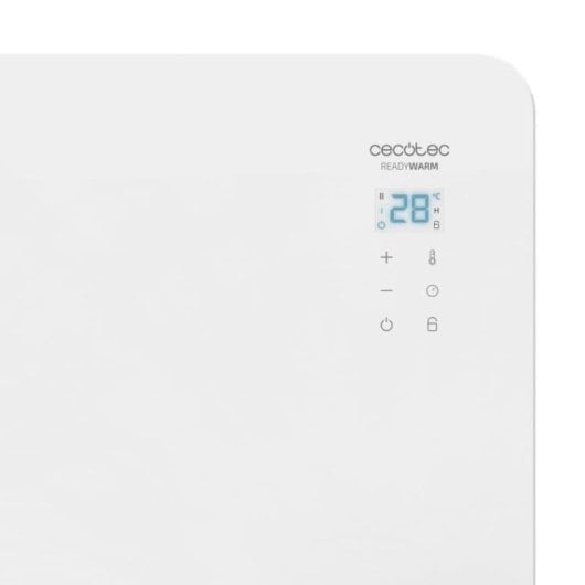 Radiador Elétrico Cecotec Ready Warm 6700 Crystal Connection 1500W 15m² Wi-Fi vidro LED