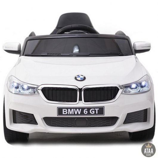 Carro Eléctrico com Licença BMW 6 GT 12V Branco