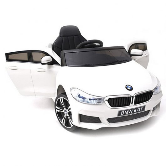 Carro Eléctrico com Licença BMW 6 GT 12V Branco