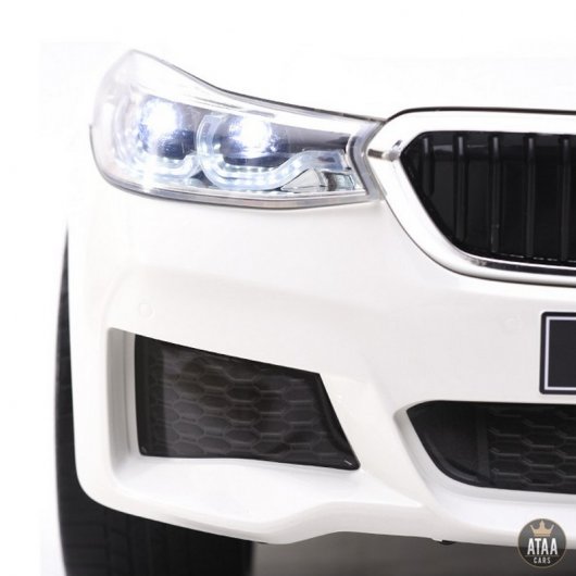 Carro Eléctrico com Licença BMW 6 GT 12V Branco