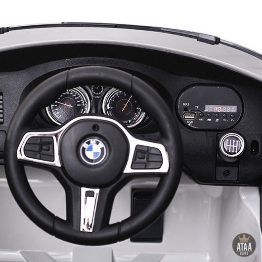 Carro Eléctrico com Licença BMW 6 GT 12V Branco