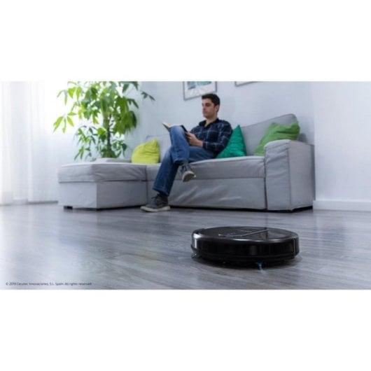 Robot Aspirapolvere e Lavapavimenti Cecotec Conga 1590 Active Navigazione Giroscopica 1.400 Pa Controllo Voce WiFi