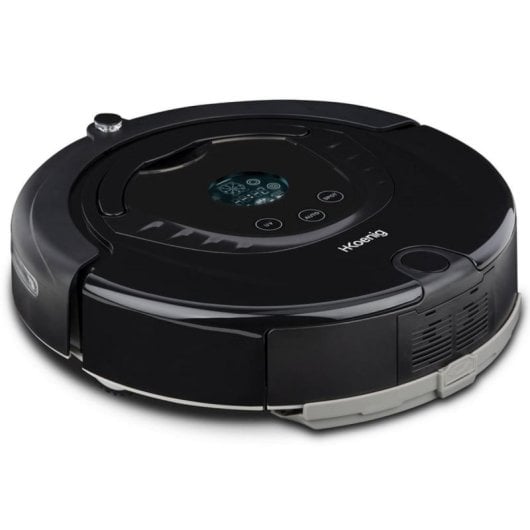 Aspirador Robô HKoenig SWR28 Navegação por Sensores 90min 2 Escovas LCD