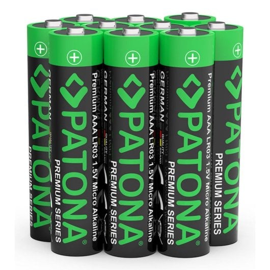 Batterie Alcaline AAA Patona 4221 1,5 V 1400 mAh Pack 10 pièces