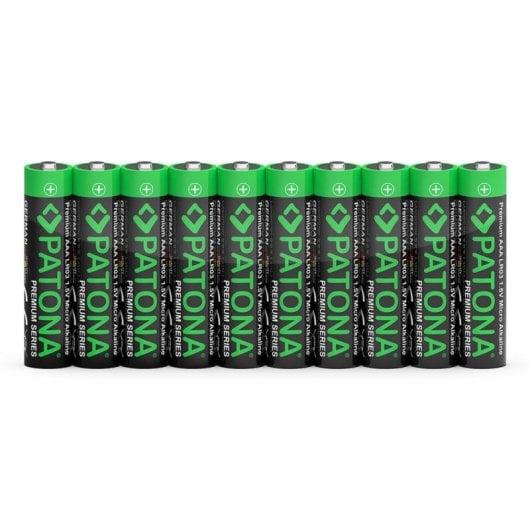 Batterie Alcaline AAA Patona 4221 1,5 V 1400 mAh Pack 10 pièces