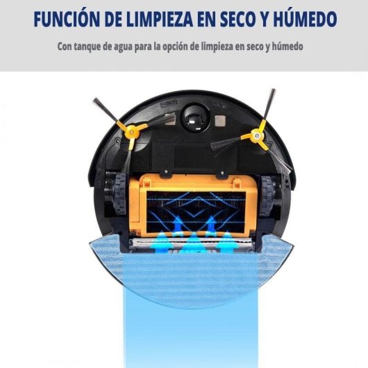 Aspirador Robô com Mopa Prixton Spire 916 Navegação Inteligente WiFi Forte Sucção