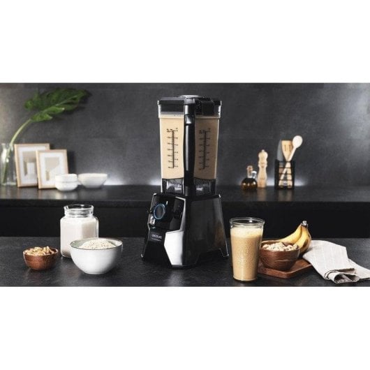 Licuadora Cecotec Power Black Titanium 2000 Pro 2000W 2,1L Titan Couteaux 8 Lames