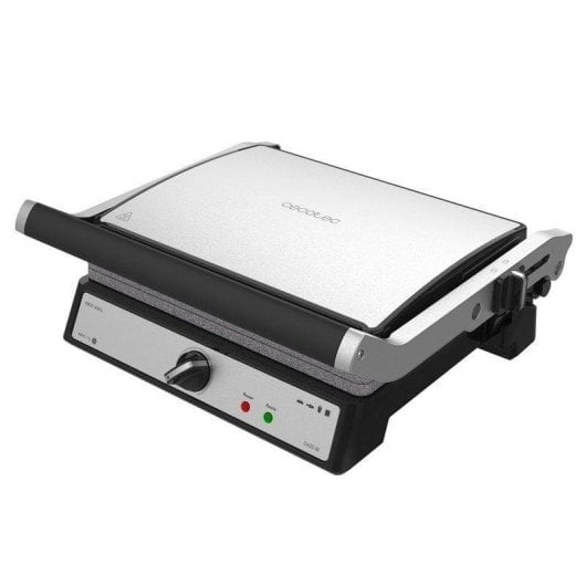 Kontaktgrill Cecotec Rock'nGrill 2400 UltraRapid 2400W RockStone Silber 28,5x22,5cm