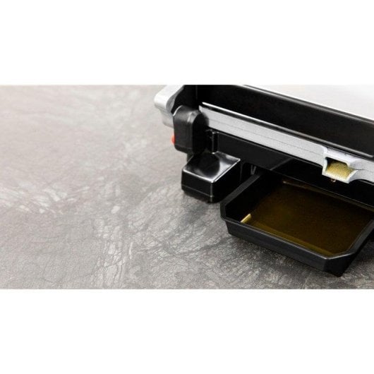 Kontaktgrill Cecotec Rock'nGrill 2400 UltraRapid 2400W RockStone Silber 28,5x22,5cm